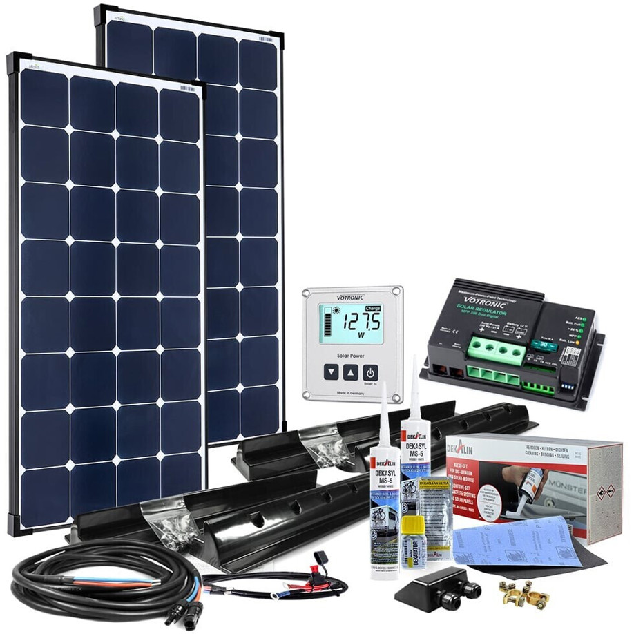 Offgridtec MPPT Premium XL | Komplettset 240W 12V für Wohnmobile - Photovoltaikanlage