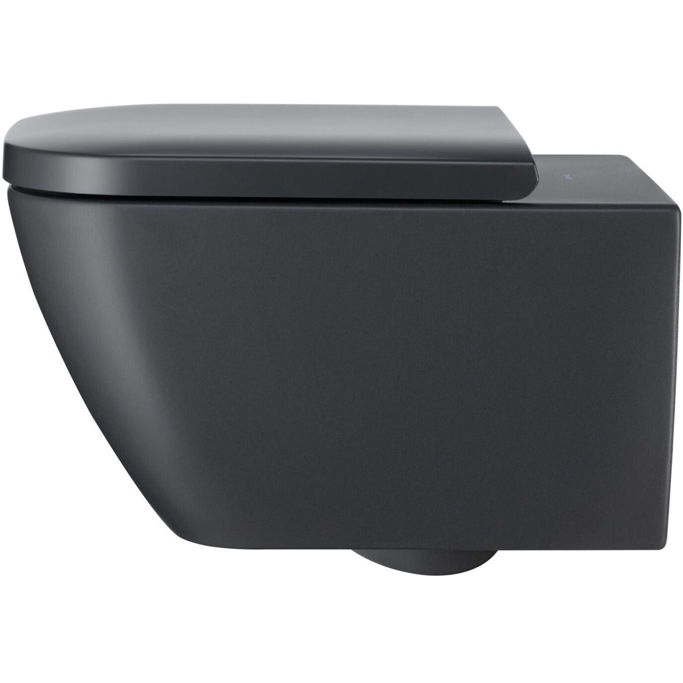 Duravit Happy D.2 Wand-WC 54 x 36.5 cm in Anthrazit mit WonderGliss (22220989001)