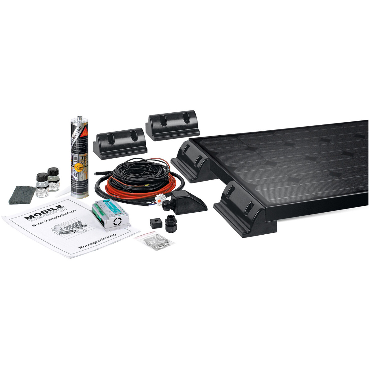 Büttner Elektronik Power Line MT 170 – 1 x 170Wp Solar-Komplettanlage für Photovoltaikanlagen