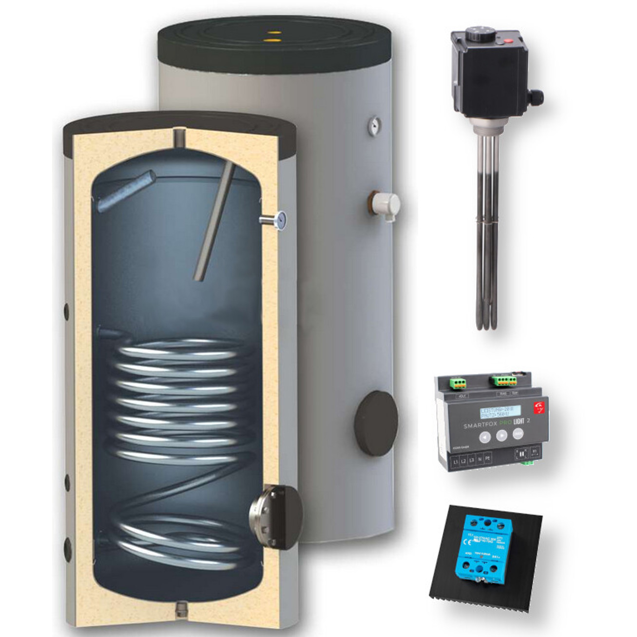 ThermoFLUX 3kW Komplett-Set für Solarspeicher - Modell 24292
