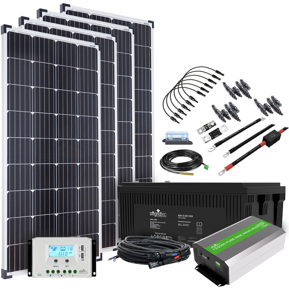 Offgridtec Autark XXL-Master 600W Photovoltaikanlage - ideal für unabhängige Energieversorgung