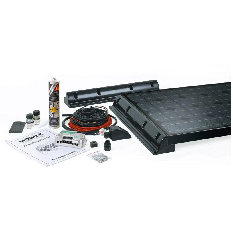 Büttner Elektronik Black-Line MT 210 - Solar-Komplettanlage 210 Wp für optimale Energieerzeugung