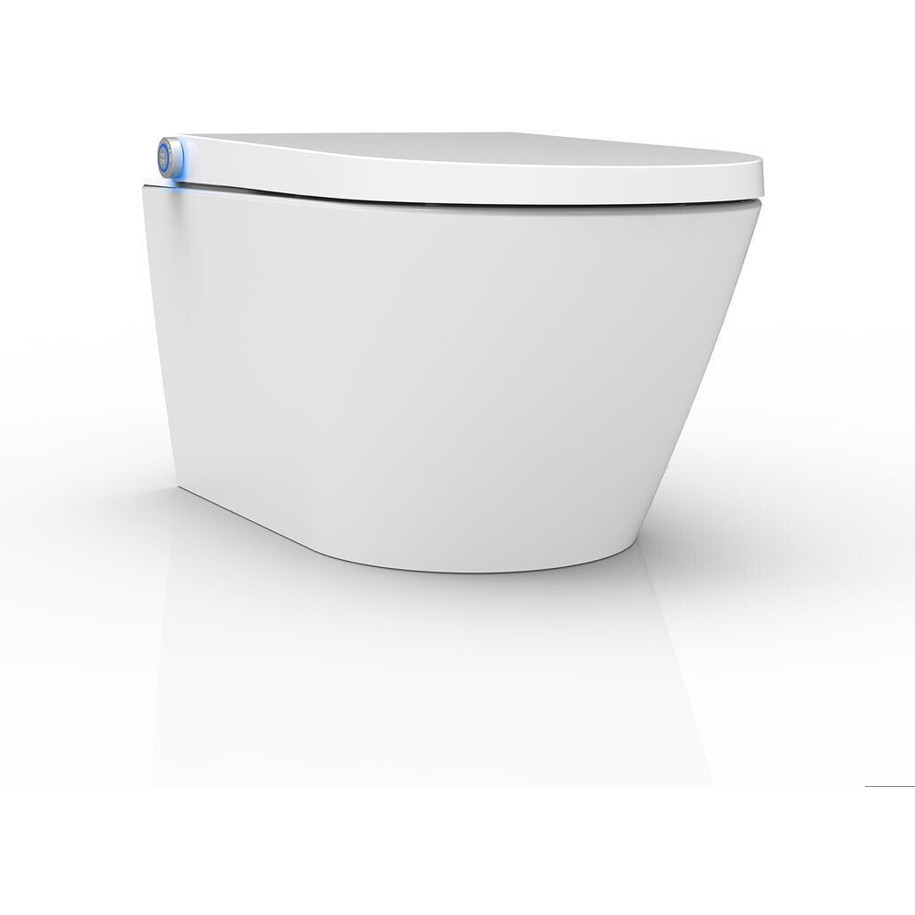 Bernstein Basic WC 1102 - 59,3 x 38,4 cm - Weiß mit Gesäß- & Ladydusche