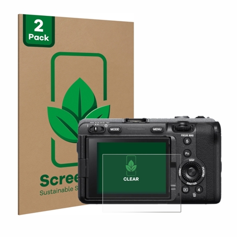 2 Stück Displayschutzfolie für Sony FX3 | Nachhaltig verpackt | Transparent | Kratzfest