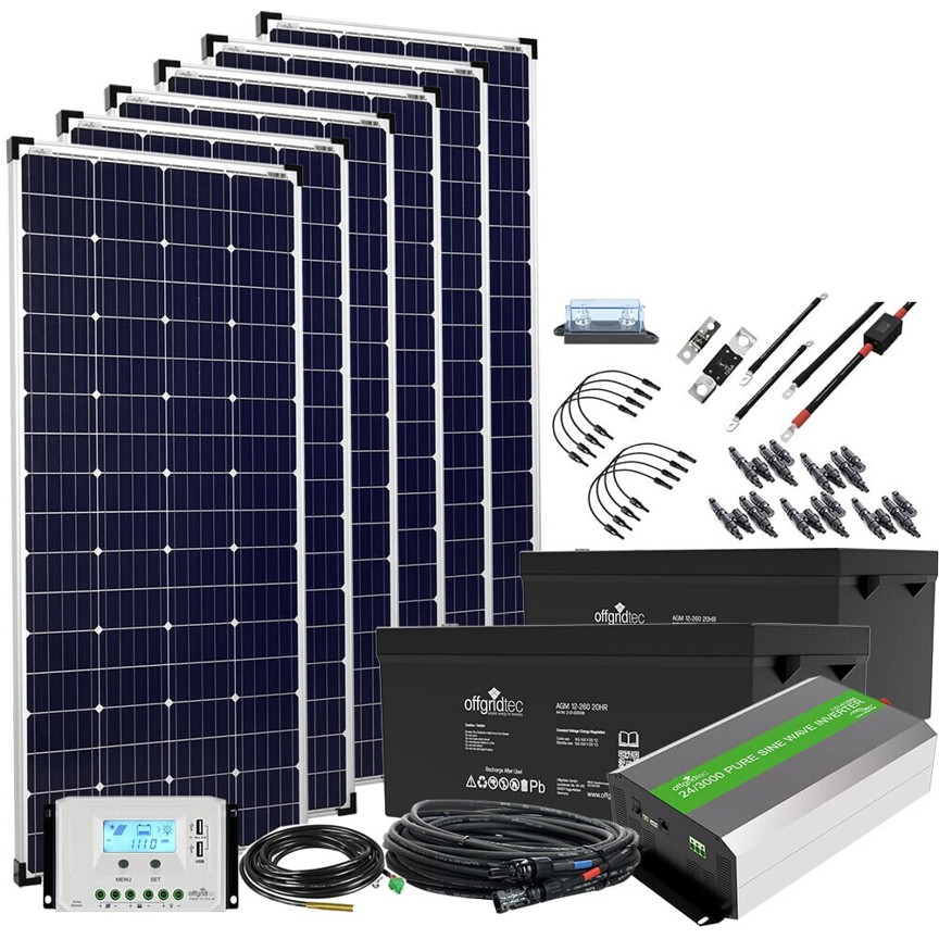 Offgridtec Autark XXL-Master 24V - 1200W Photovoltaikanlage (2920)