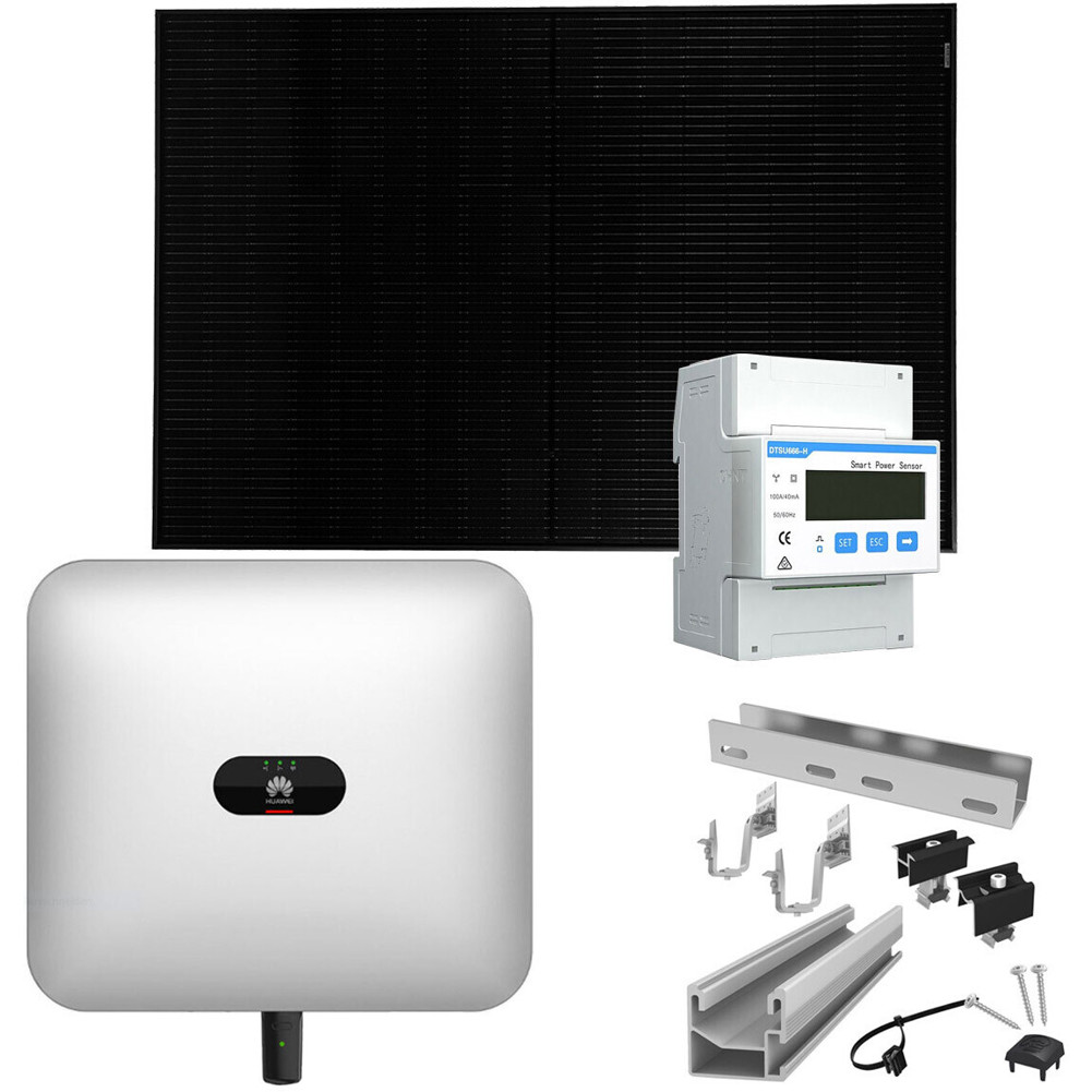 Huawei 6kWp Glas PV-Anlage ohne Speicher - Sun 2000 6KTL-M1-HC