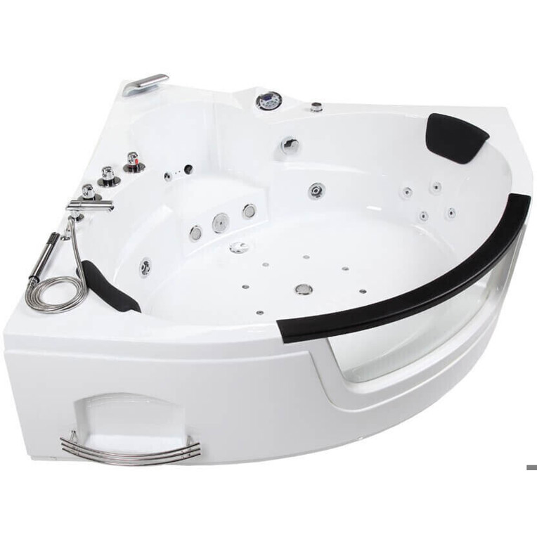 Deluxe LAGUNA Mini Badewanne - 102 x 135 cm - Weiß