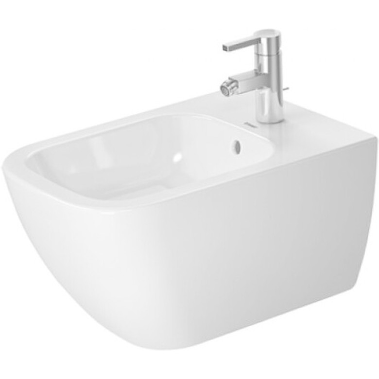 Duravit Happy D.2 Bidet mit WonderGliss – Weiß (22581500001)