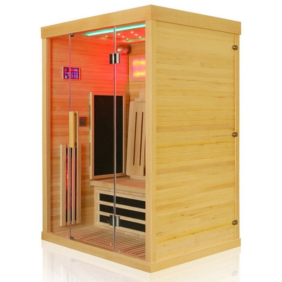 Dewello Infrarotkabine Saltcoats 135 x 190 cm - Wellness für Zuhause