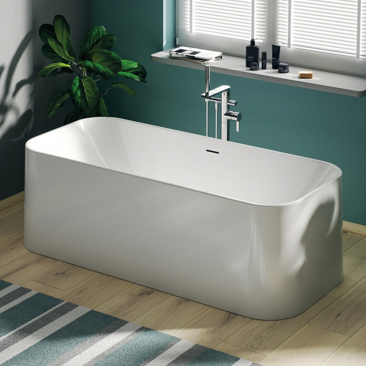 Duravit DuraFoga 180x80 cm Badewanne in Weiß (700574000000000)