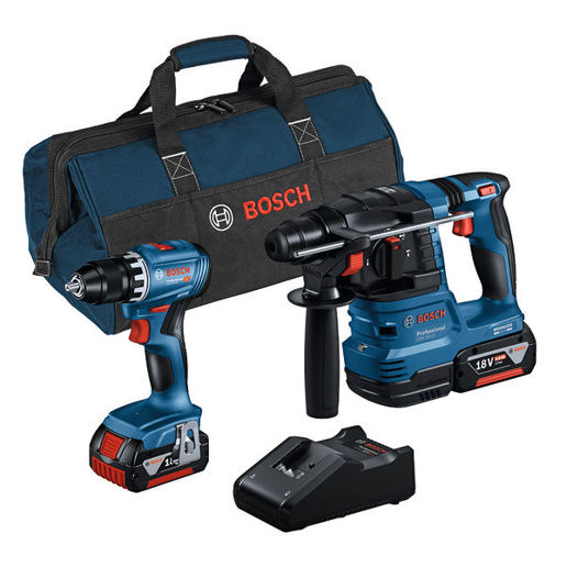 Akku-Werkzeugset 18V Combo Kit - GSR 18V-45 + GBH 18V-22 + 2x 4.0Ah + GAL 18V-40 (C)