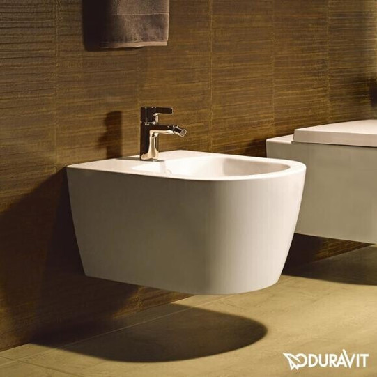 Duravit ME by Starck Bidet 57x37cm, Weiß Matt mit WonderGliss (22881532001)