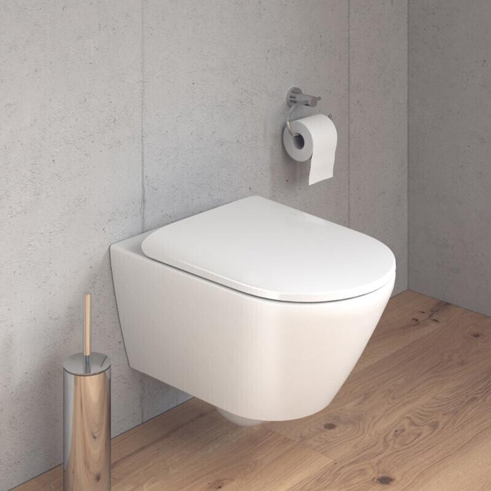 Duravit Plinero Wand-Tiefspül-WC-Set - Modernes Design für Ihr Badezimmer (45970920A1)
